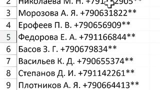 Как убрать лишнее из ячеек Excel
