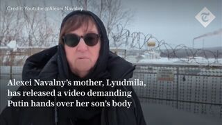 Alexei Navalny s mother Putin, let me see my son