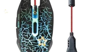 KiTech K108GM Black USB 2.0 Wired Gaming Mouse