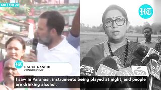 Smriti Irani Rips Rahul For 'Insulting' Youth Of Modi’s Constituency; 'Sonia Should Ask Son To...'.