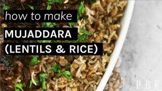 Mujadara Recipe (How to make Lebanese Lentil & Rice)