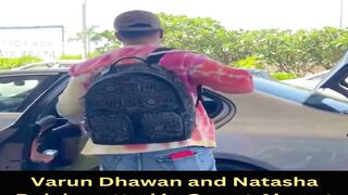 Varun Dhawan and Natasha Dalal spotted in Goa at Airport #varundhawan #shorts #short #trending #viral #bollywood #shortvideo