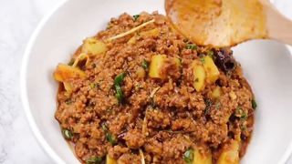 Aloo Keema, Bhuna Aloo Qeema