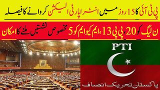 پی ٹی آئی کا 15 روز میں انٹرا پارٹی الیکشن کروانے کا فیصلہ