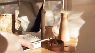 CAMPING IN A  AIR TENT WITH THE COMFORTING SOUND OF THE STOVE