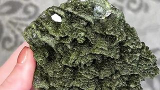 "Forest" Quartz with Epidote.