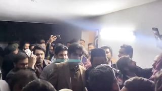Sher Afzal Marwat at Ali Amin Gandapur's House