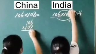 How to multiply numbers in India and China