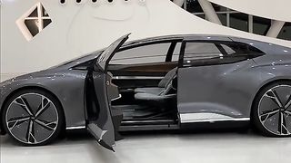 The Audi Aicon is like driving a spaceship!#audi #aicon #supercar.