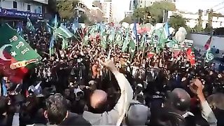 Mulk May Tum Dekhna Inqilab Ie Ga | Jumat-E-Islami or PTI ka Mushtareka Ikhtijaj