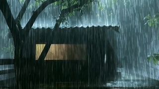 The sound of rainwater can banish stress and relieve depression
