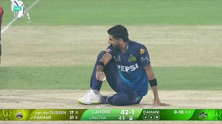 Shahnawaz Dahani slips but doesn't stop the show