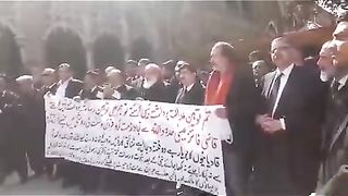 وکلاء کا احتجاج