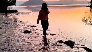 Senja sore hari Alor