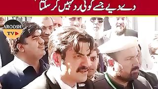 PTI Leader Sher Afzal Marwat Media Talk About the Current Elections of Pakistan About Form 45 and 47