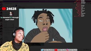 iShowSpeed reacts to His FAN ARTS *FUNNY* ????