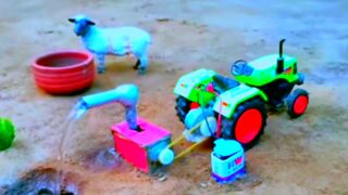 How to make water pump tractor | science project project idea | diy water pump