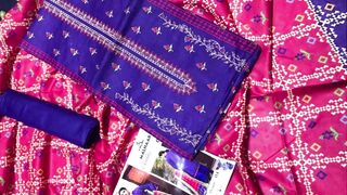 Embroidred lawn  With lawn dupatta