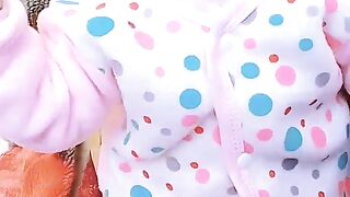 Lovely cute baby video clip.