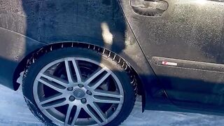 Car Sliding | My Car Stopped Working | Snow in London2022