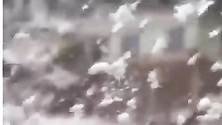 প্রবল তুষারপাত, উচ্ছাস পর্যটকদের