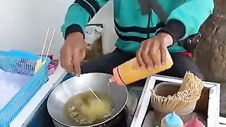 Culinary from Indonesia fider eggs in syreet food