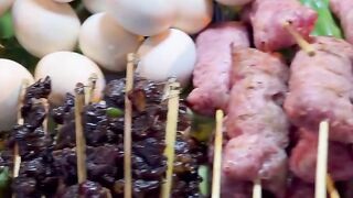 Spicy pork salad from Thailand