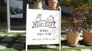 French roll cream croissant / korean street food