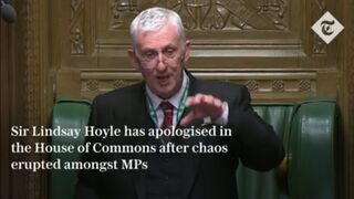 Commons chaos: Sir Lindsay Hoyle apologises after MPs walk out in protest