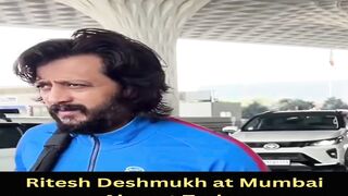 Ritesh Deshmukh at Mumbai Airport Today #riteshdeshmukh #short #shorts #trending #viral #bollywood #viralshorts