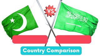 Pakistan vs Saudi Arabia - Country Comparison 2023