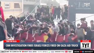 Israeli Forces FIRE On Humanitarian Aid Truck Meant For Hungry Palestinians