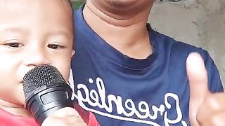 My grandson sing a song