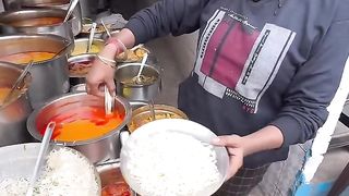 30 रु में फुल प्लेट शाही पनीर चावल ????  ???? #shorts #ytshorts
