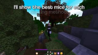 the best mice for minecraft pvp under 1 minute.