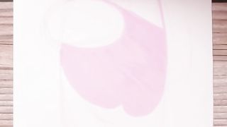 Drawing Pink from Among Us With Posca Pens