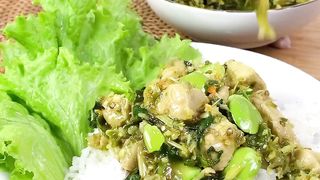 Oseng ayam sambel ijo