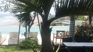 View on the beach