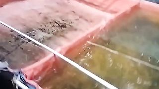 Kolam terpal BUTUT punya saya 1 tahun bertahan, bocor dikit tambal saja