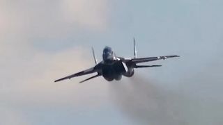 A Russian Air Force MiG-29S