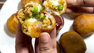 Cheesy potato bread roll