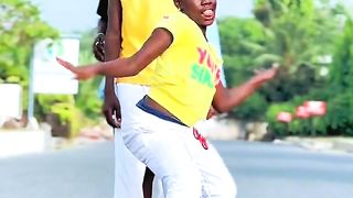 Africans have a nice dancing step check this out