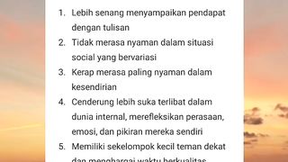 Fact about introverts in Indonesia language