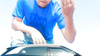Car jumping vfx magic video