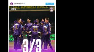PSL Quetta Gladiators won their third consecutive victory by defeating Islamabad