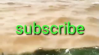 Board in sea