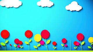 Happy Summer Flowers for Kids