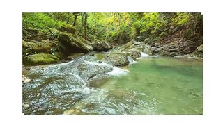 Natural water runing from the mountains
