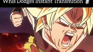 Whis Dodges Instant Transmition #anime #animeedits #animedit #animeedit #Anime #dragonball