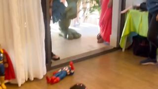 The Hulk couldn't stay on his feet